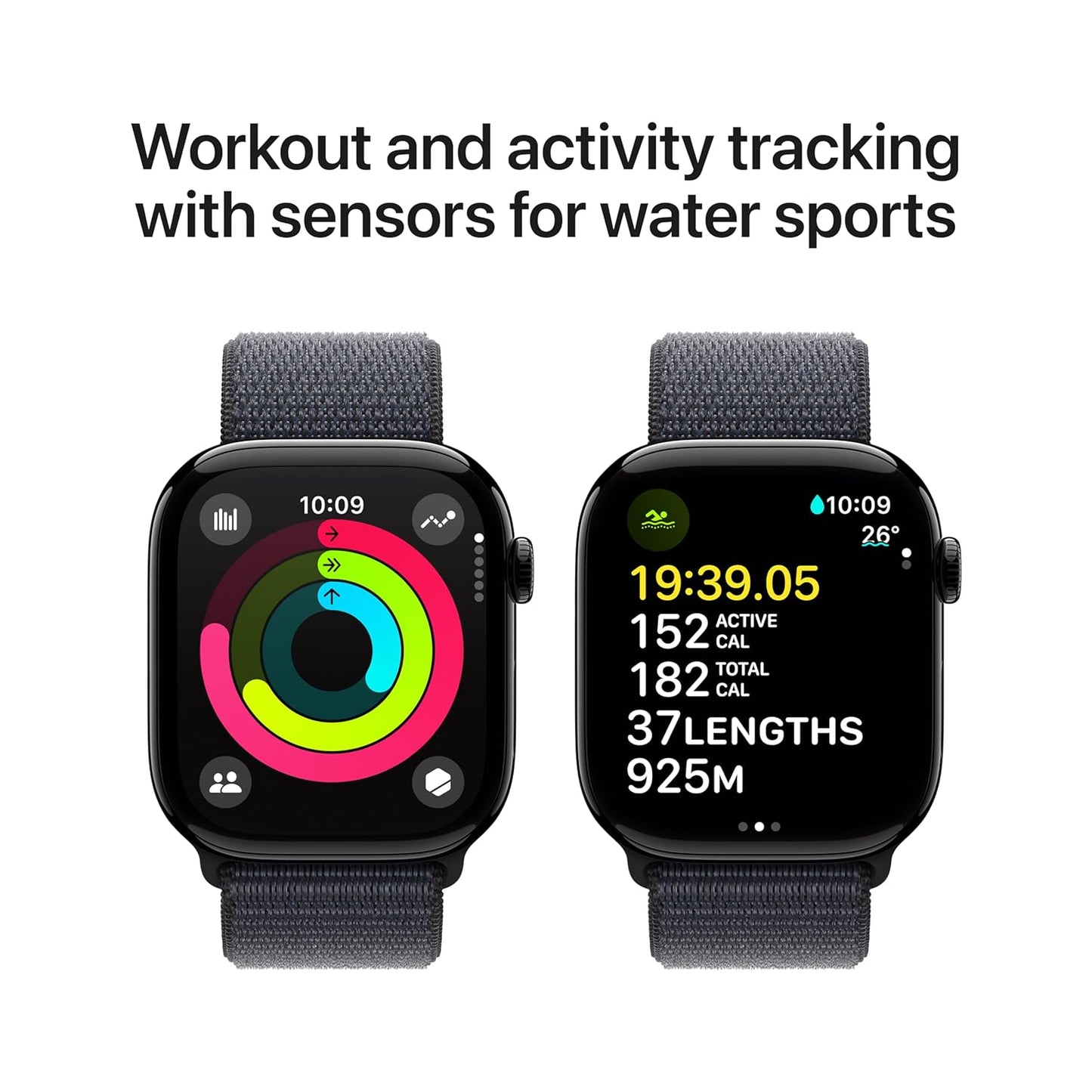 Apple Watch Series 10 – Advanced Health Smartwatch with Blood Pressure, Temperature Sensor & Ultra Retina Display