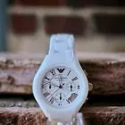 Men's Ceramic Luxury Watch – Sleek Black Chronograph with Sapphire Crystal & Date Display