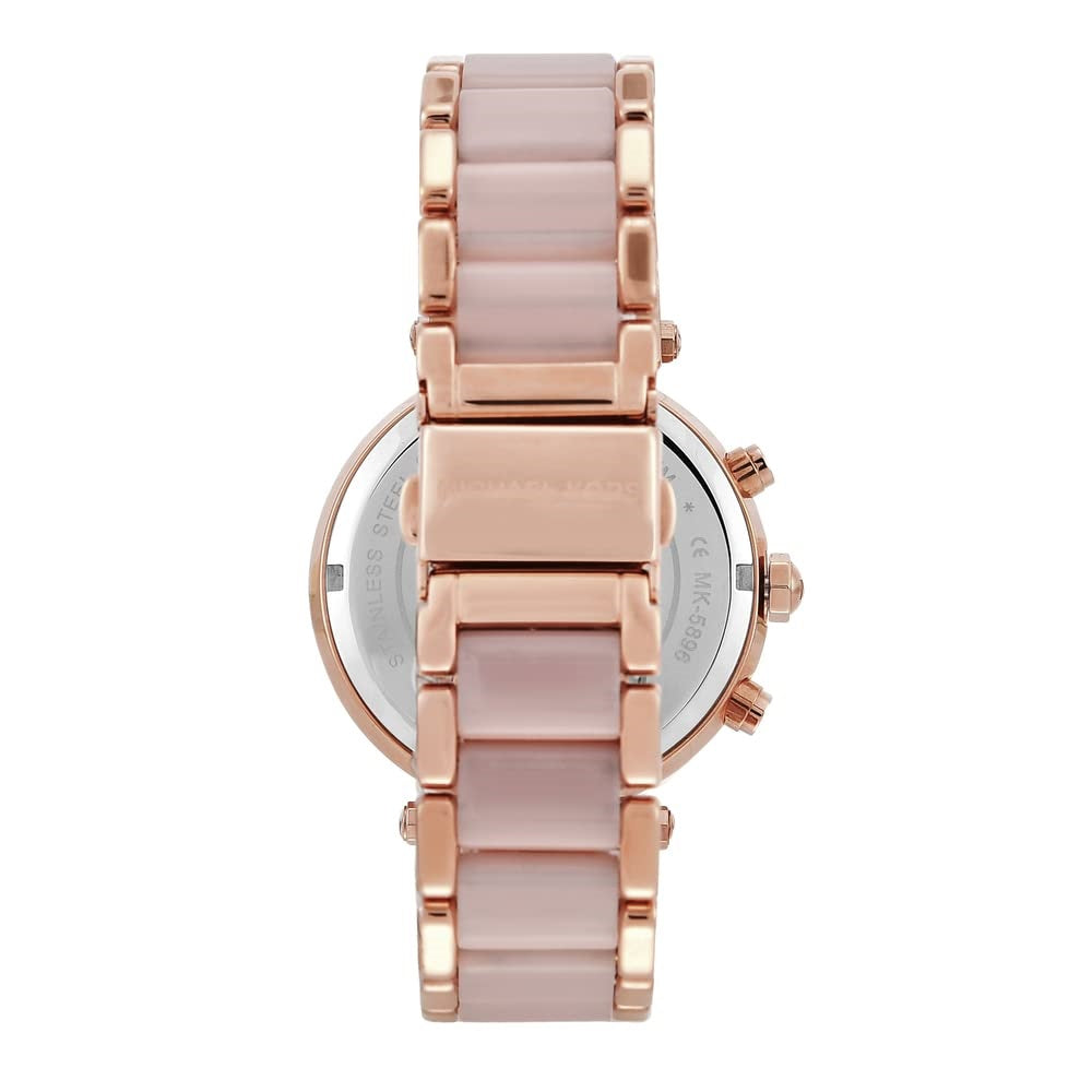 Michael Kors Women's Luxury Stainless Steel Chronograph Watch - Elegant Gold Tone with Date Display